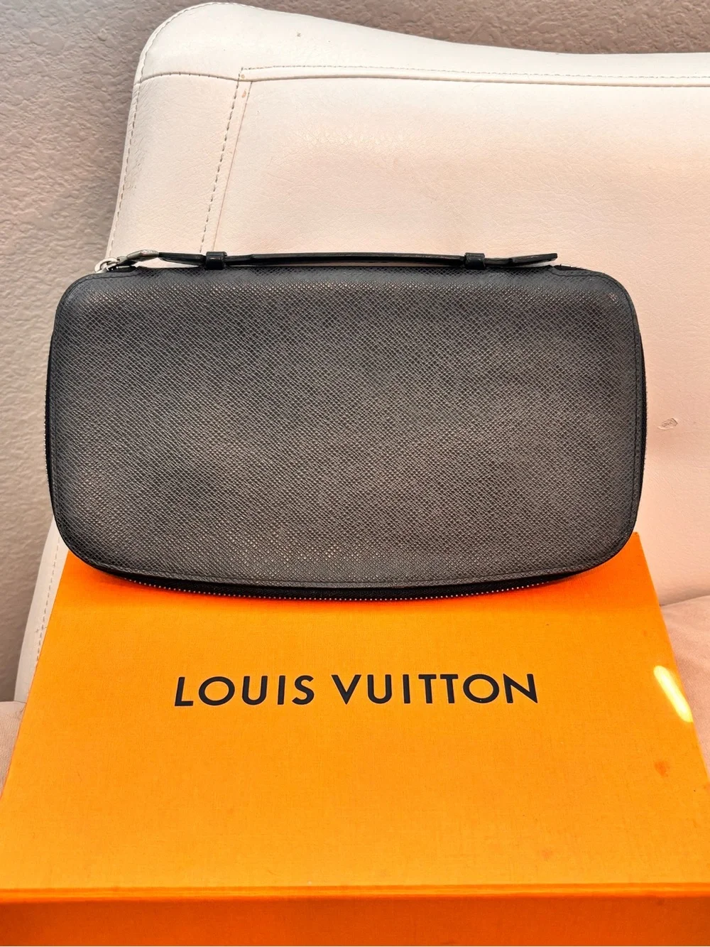 Louis Vuitton Taiga Atoll Travel Organizer Clutch Wallet